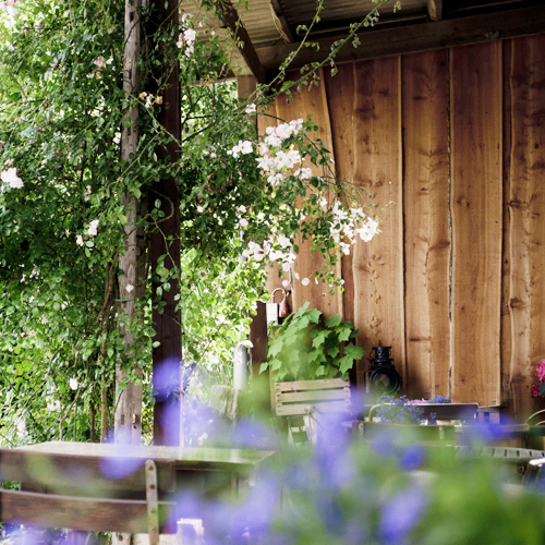 Hofcafe Volker Hochzeit Terrasse