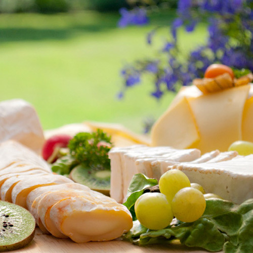 Hofcafe Volker Frühstücksbuffett Käseplatte